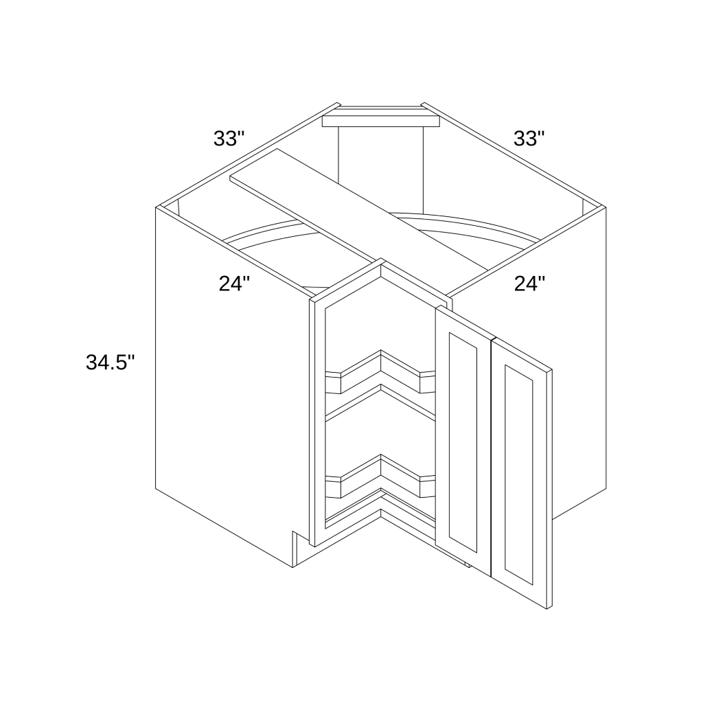 BLS33 - BASE LAZY SUSAN