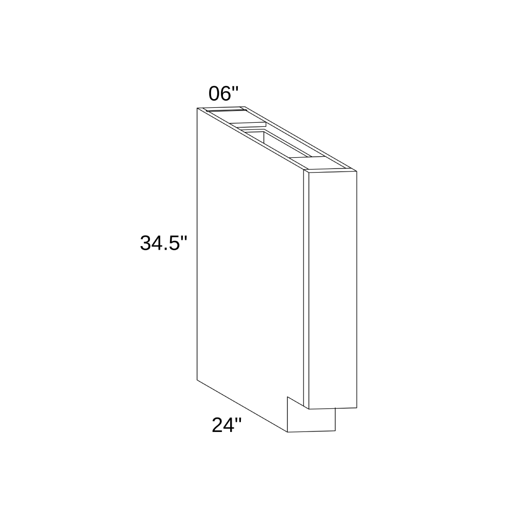 BSR06 - LITER BOTTLE BASE CABINET
