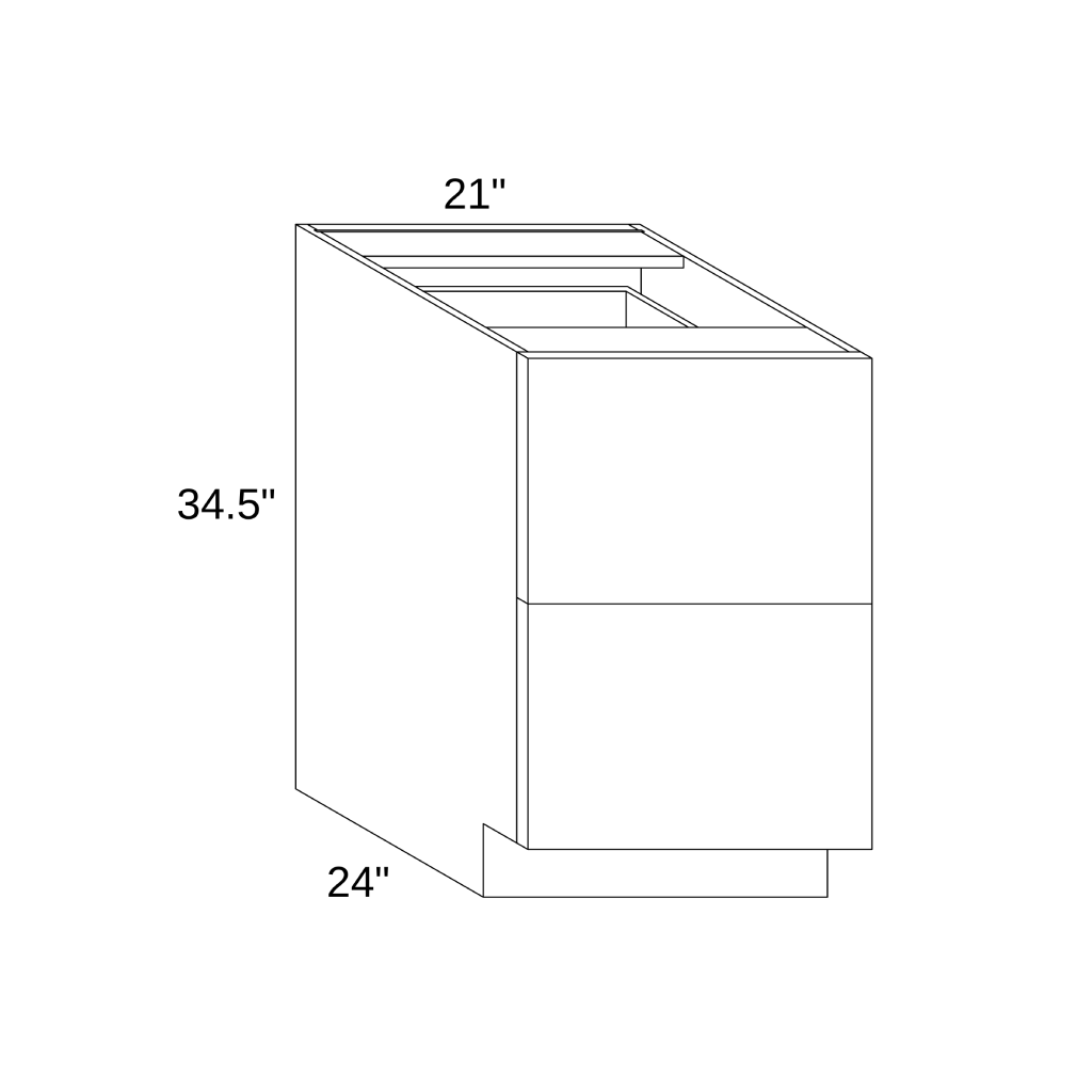 DB21-2 Base Two Drawers