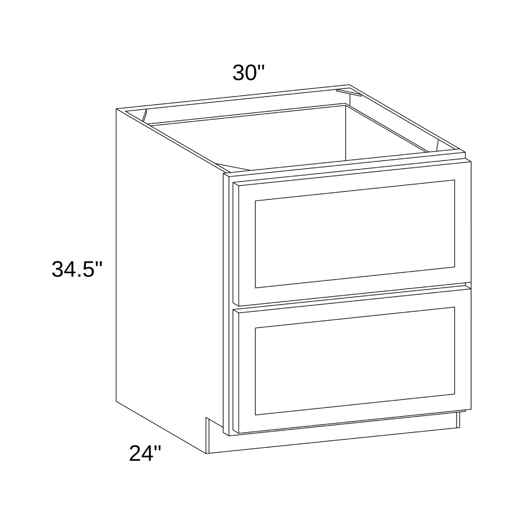 DB30-2 Base Two Drawers