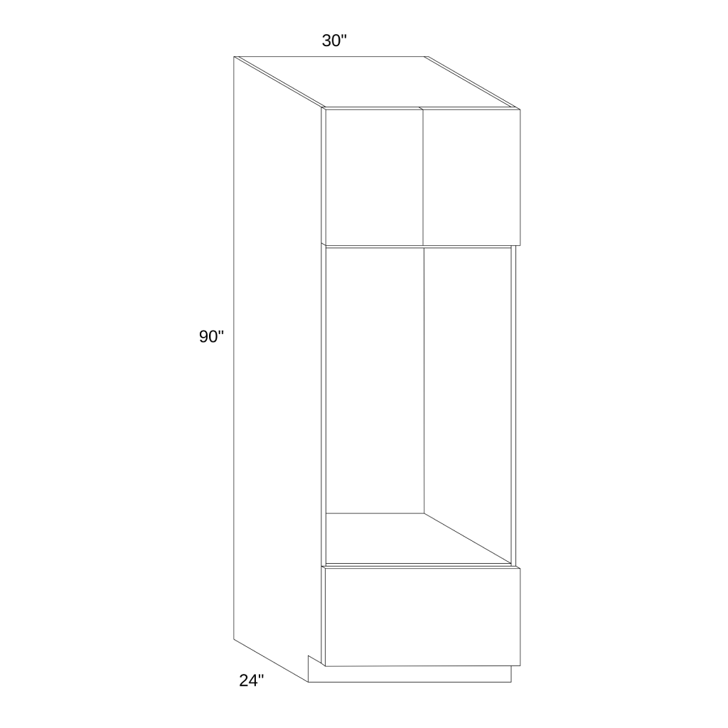 OV3090 - DOUBLE OVEN CABINET