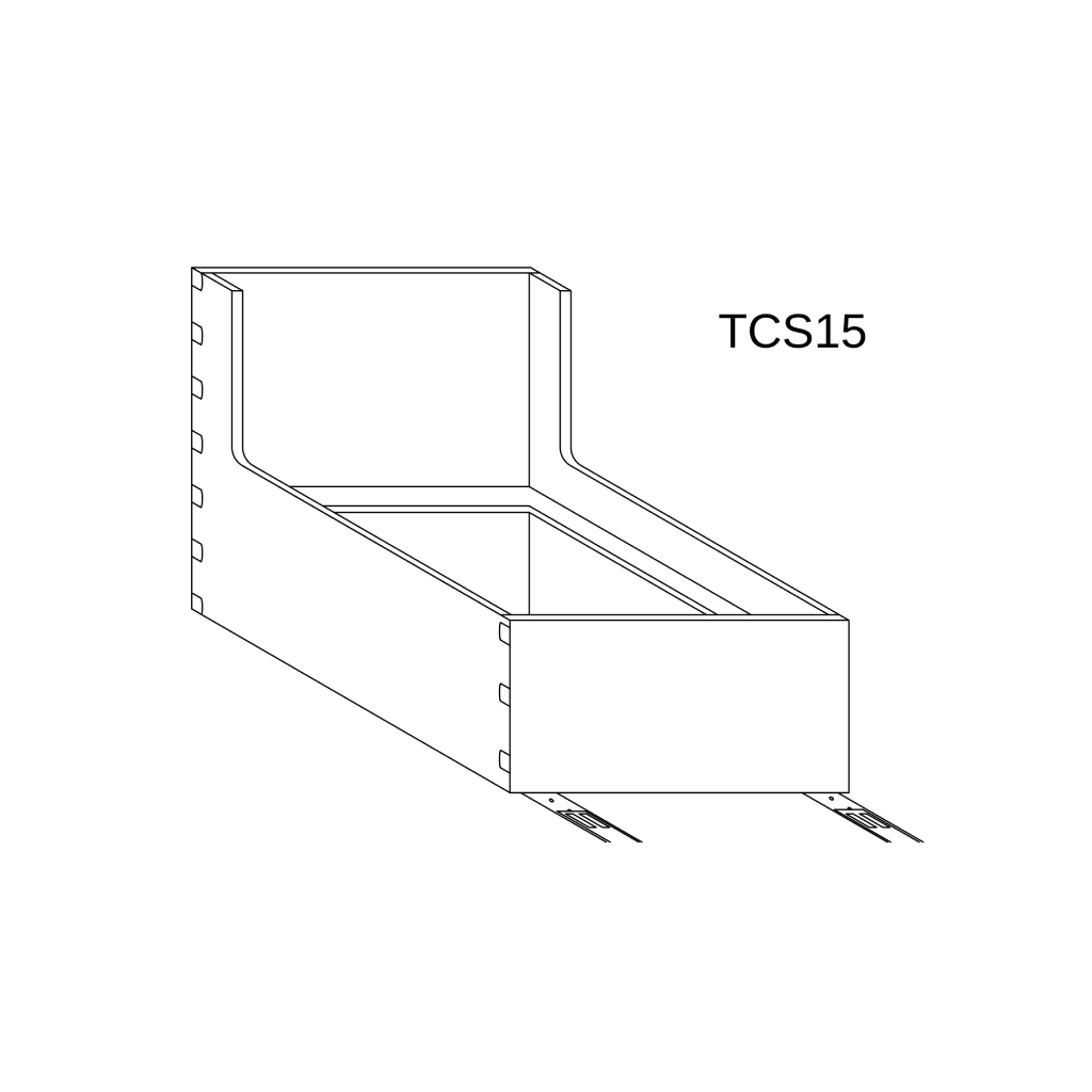 TCS15- Trash Can Set with 1 container