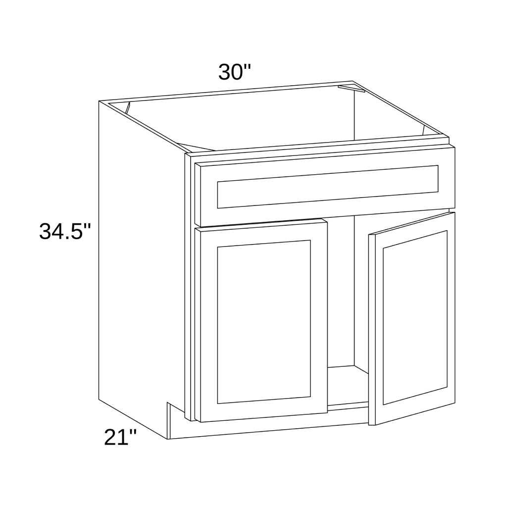 V3021 - VANITY CABINET