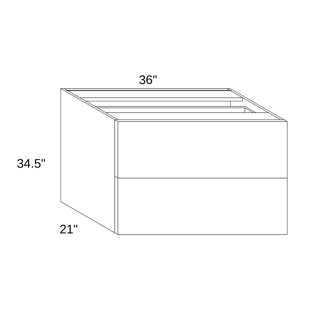 VFD36 - VANITY FLOATING CABINET