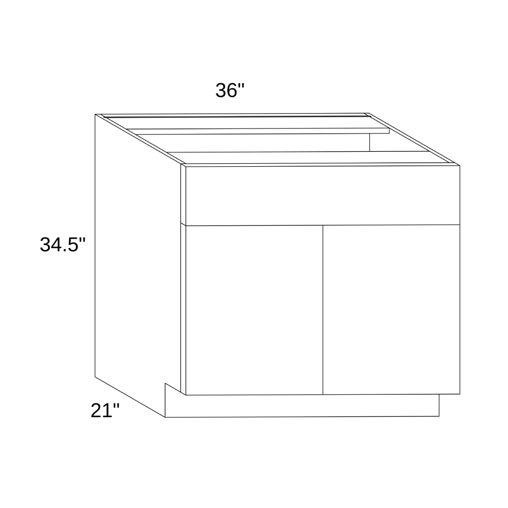 VSB3621 - VANITY CABINET