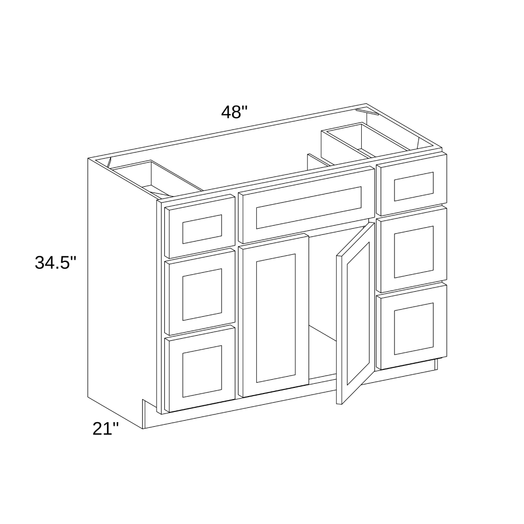 VSD4821 - VANITY CABINET