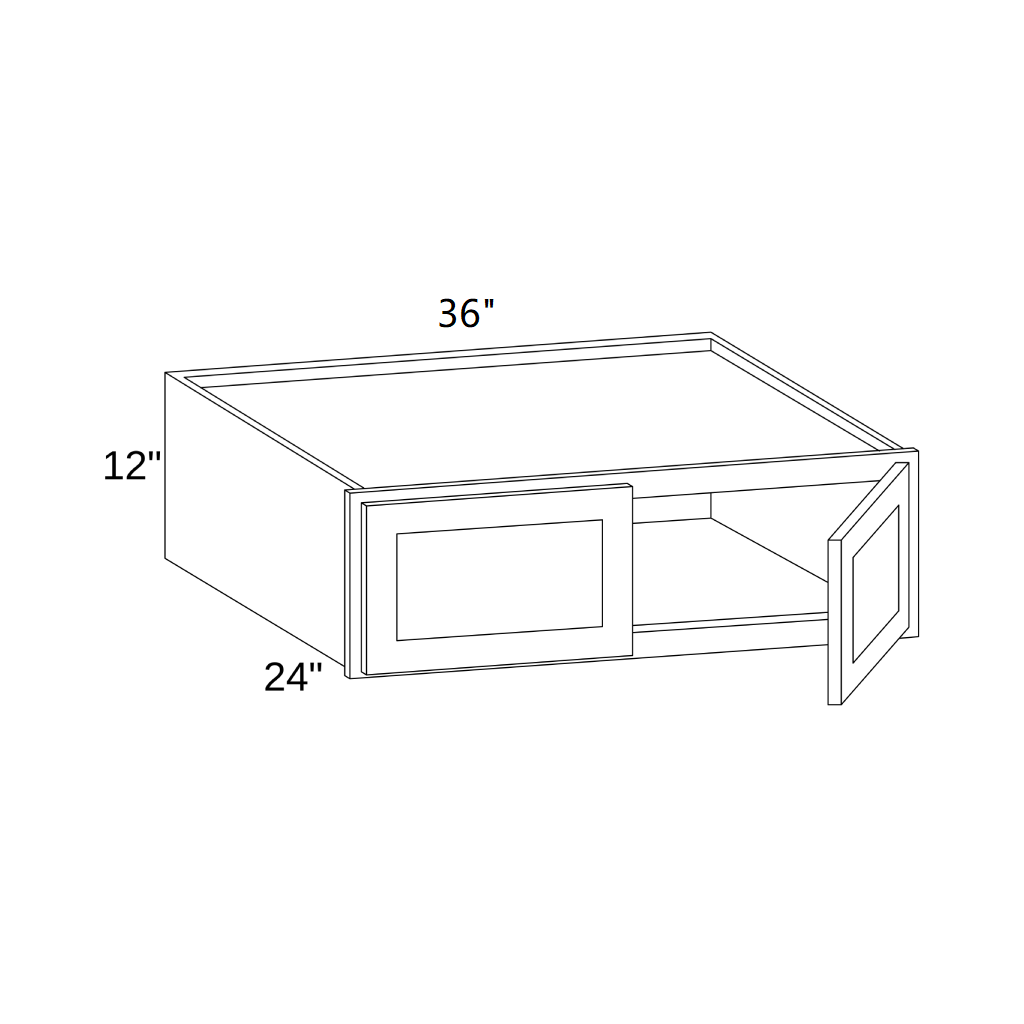 W361224 - WALL DOUBLE DOORS CABINET