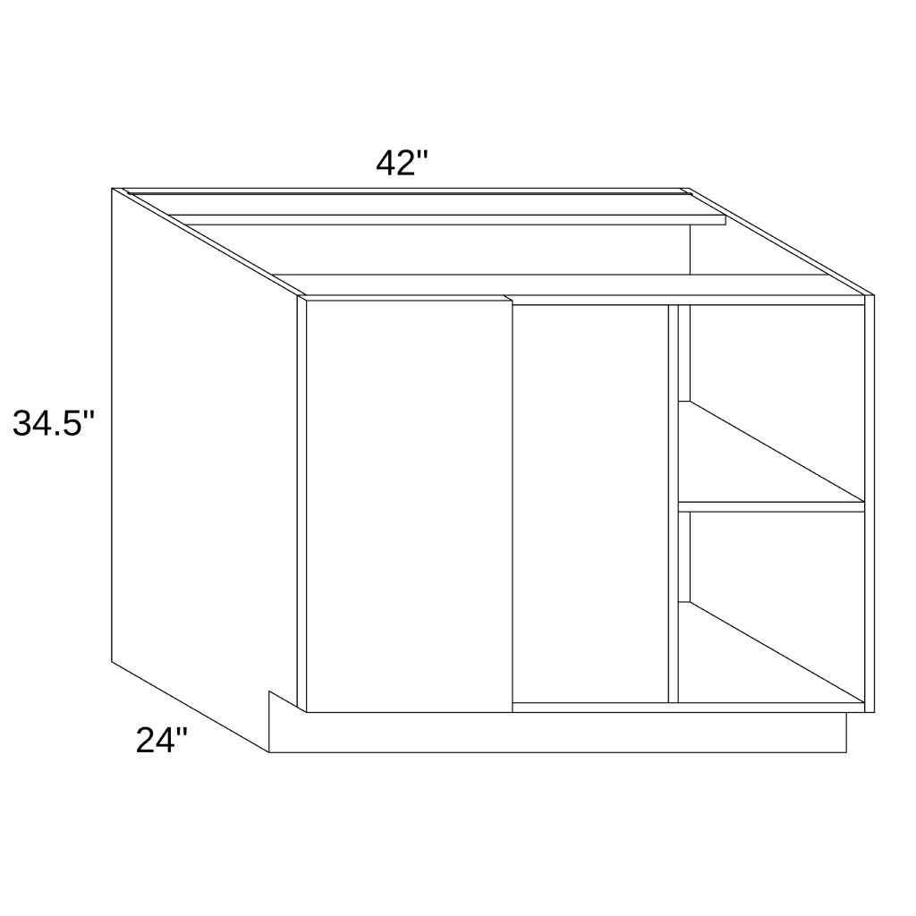 BBC42 - BASE BLIND CABINET