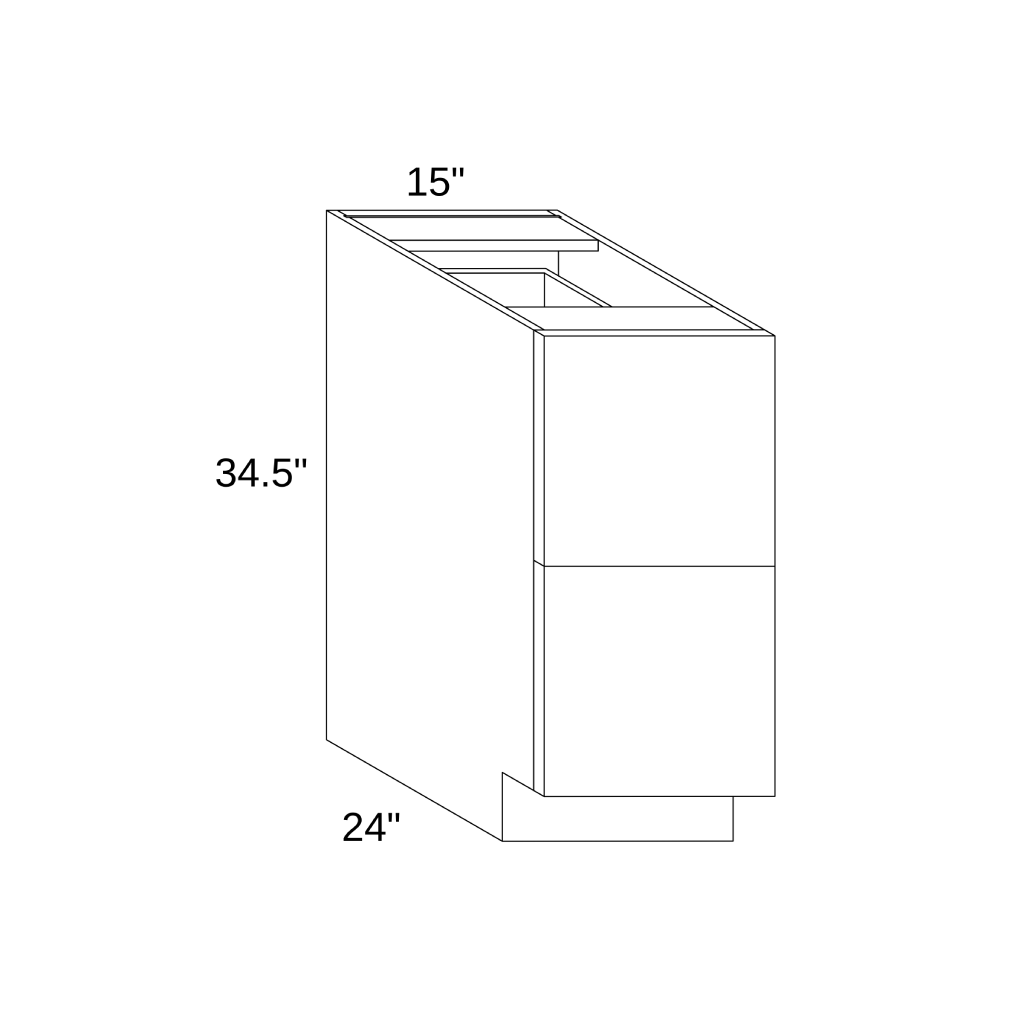 DB15-2 Base Two Drawers