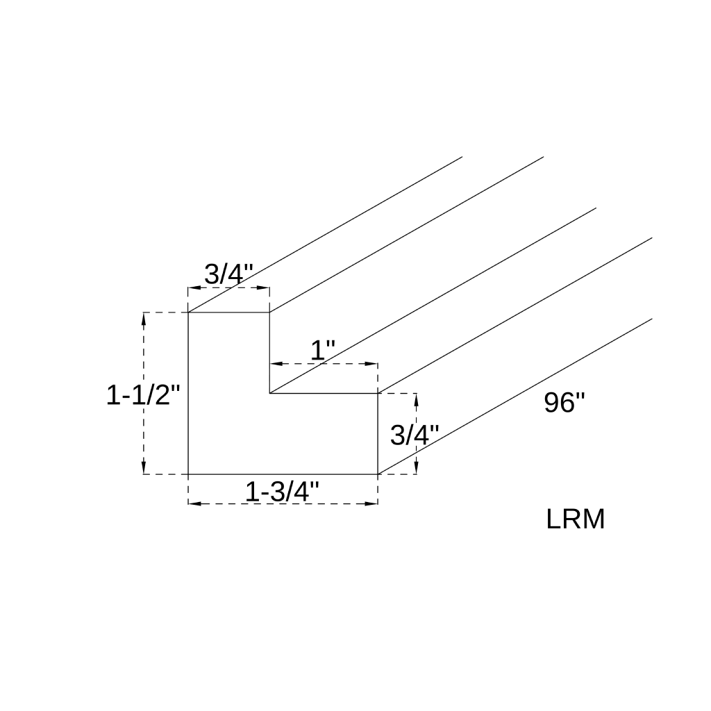 LRM - LIGHT RAIL MOLDING