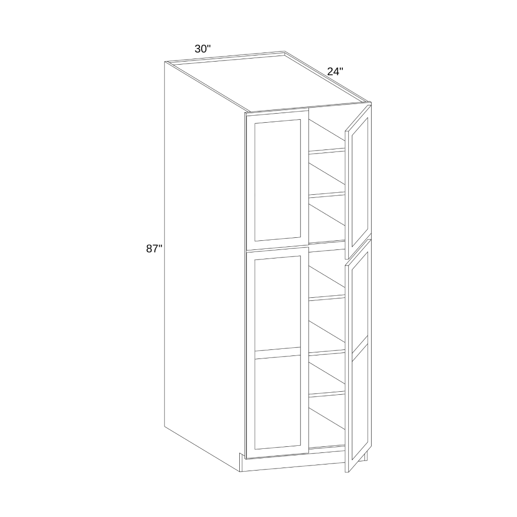PC3087 - UTILITY PANTRY CABINET