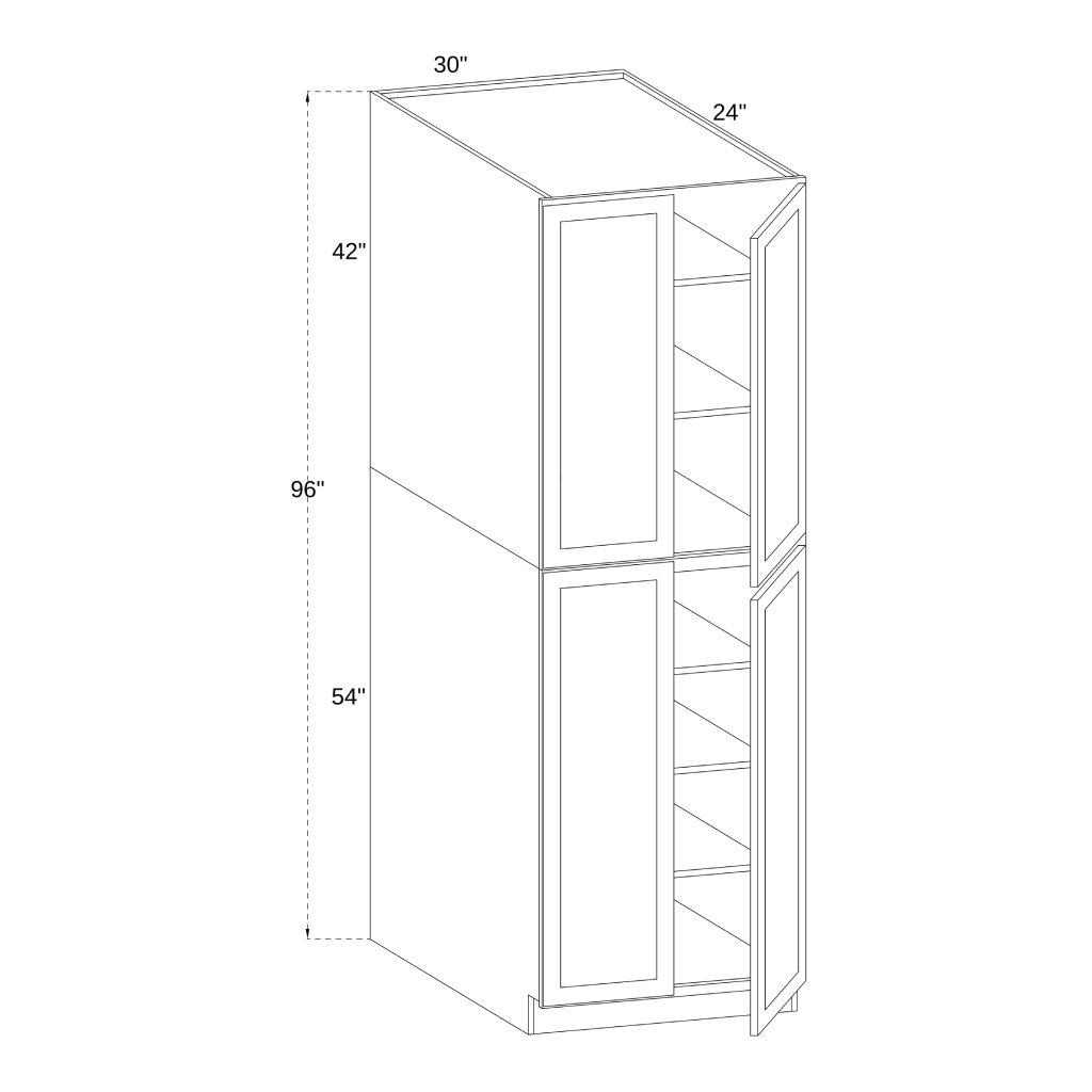 PC3096 - UTILITY PANTRY CABINET