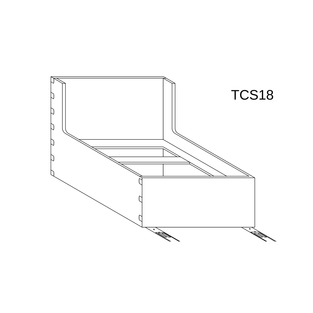 TCS18- Trash Can Set with 2 containers