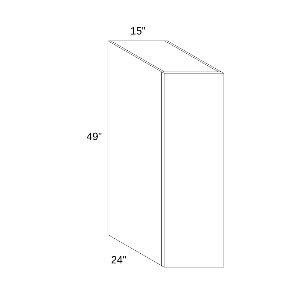 UT154924 - UTILITY PANTRY CABINET