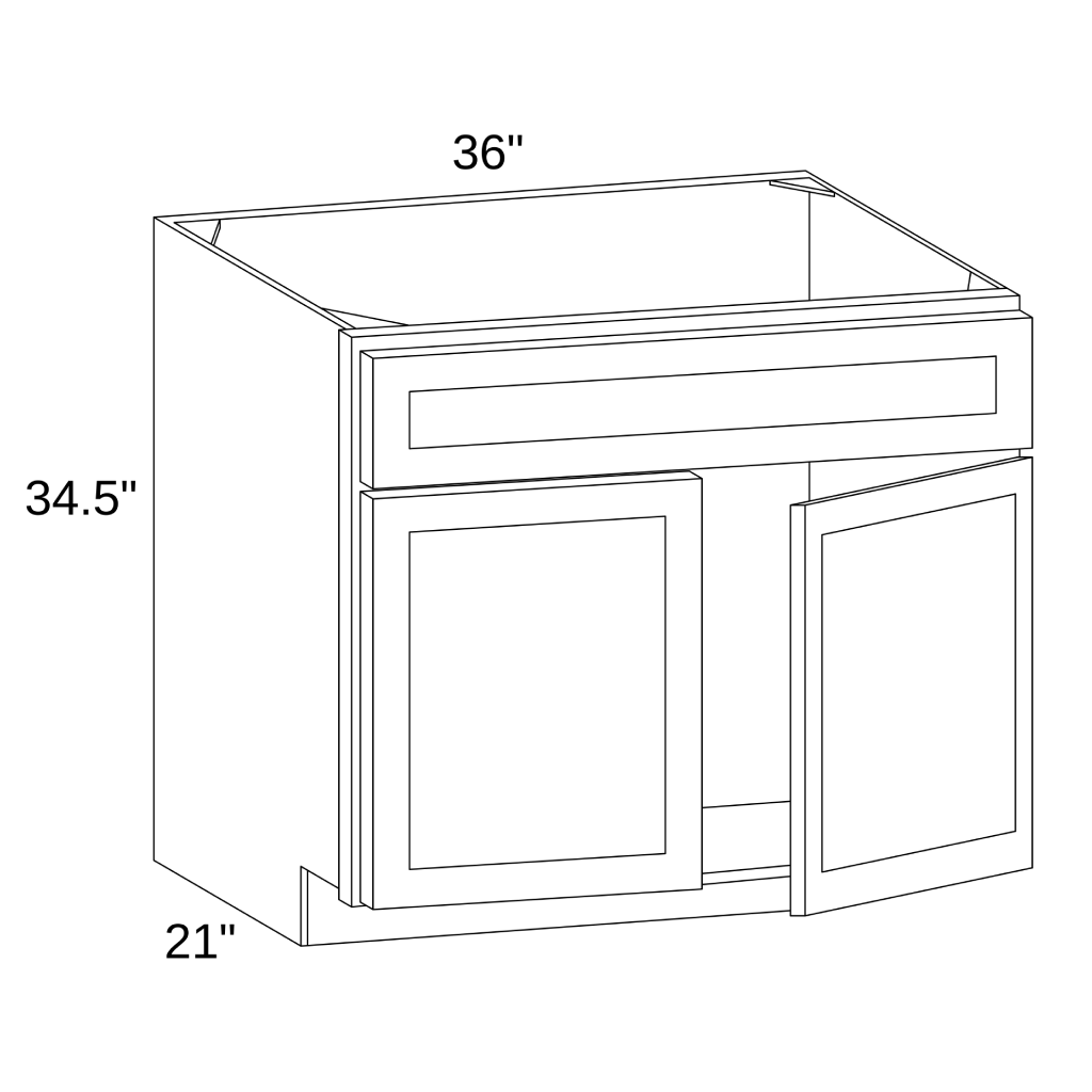 V3621 - VANITY CABINET