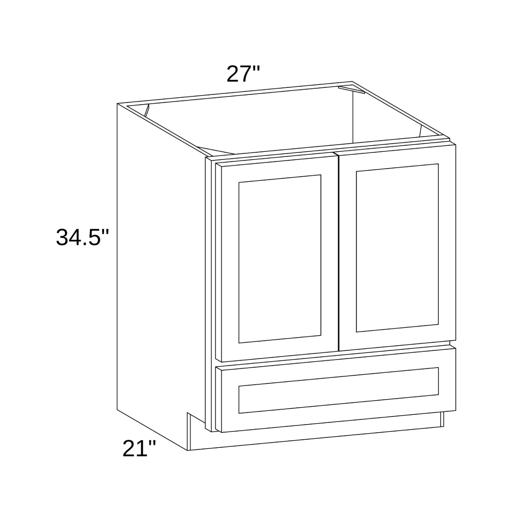 VB2721 - VANITY CABINET