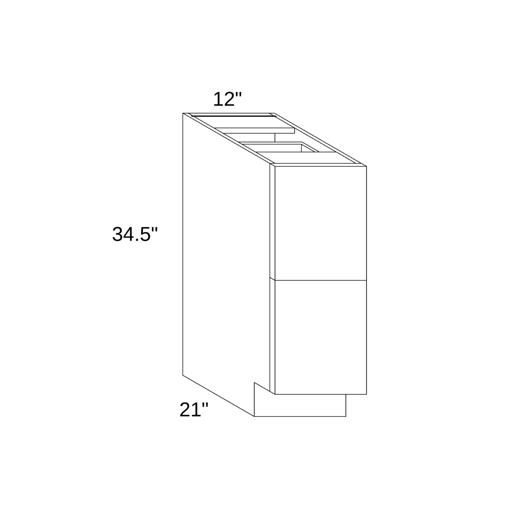 VDB1221-2 - VANITY CABINET