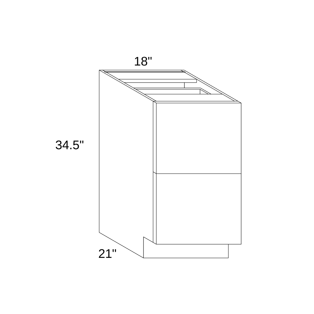 VDB1821-2 - VANITY CABINET
