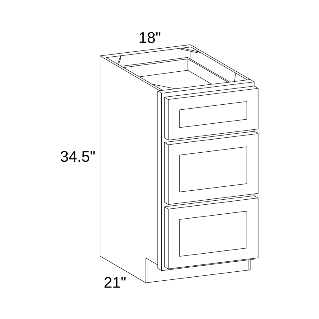 VDB1821 - VANITY CABINET