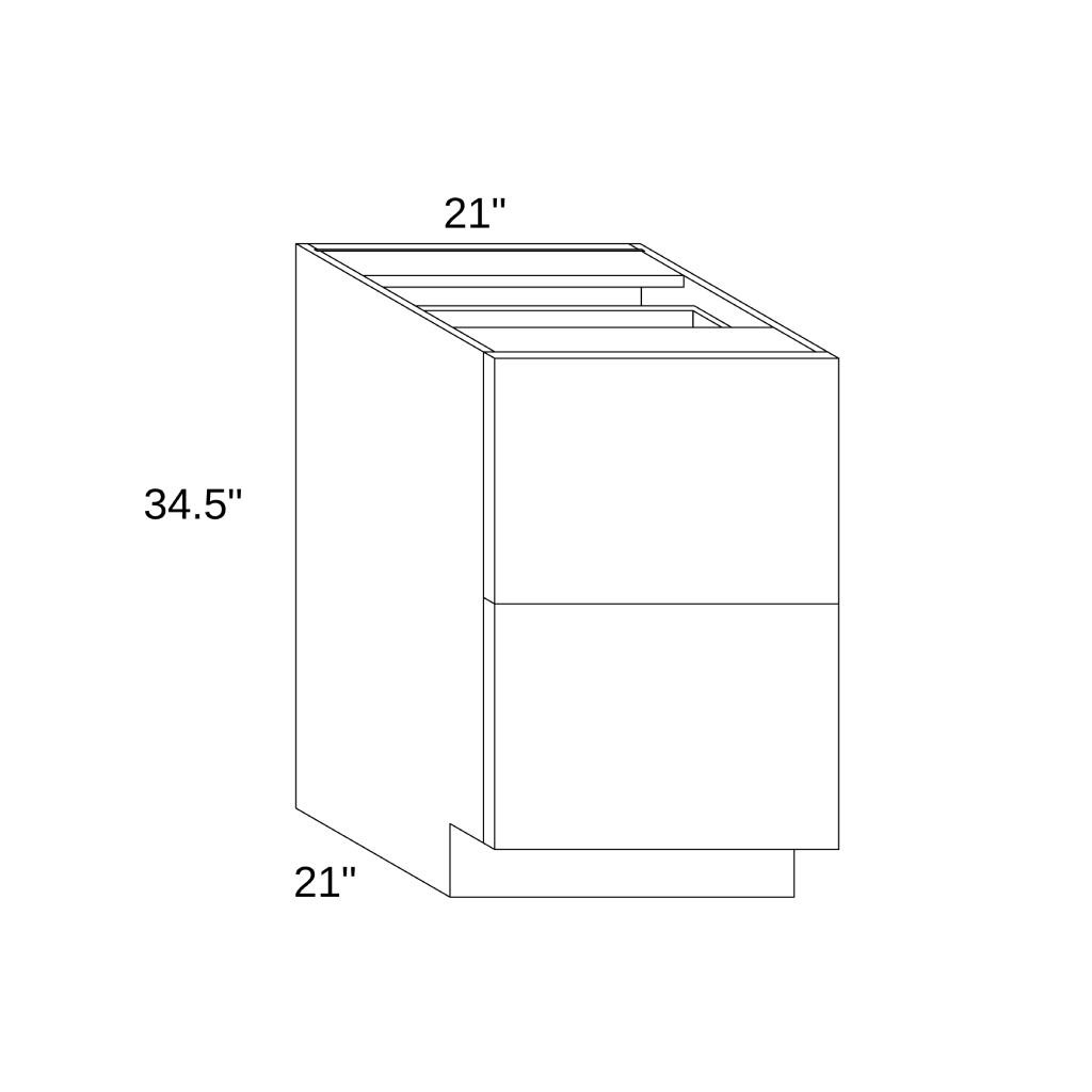 VDB2121-2 - VANITY CABINET