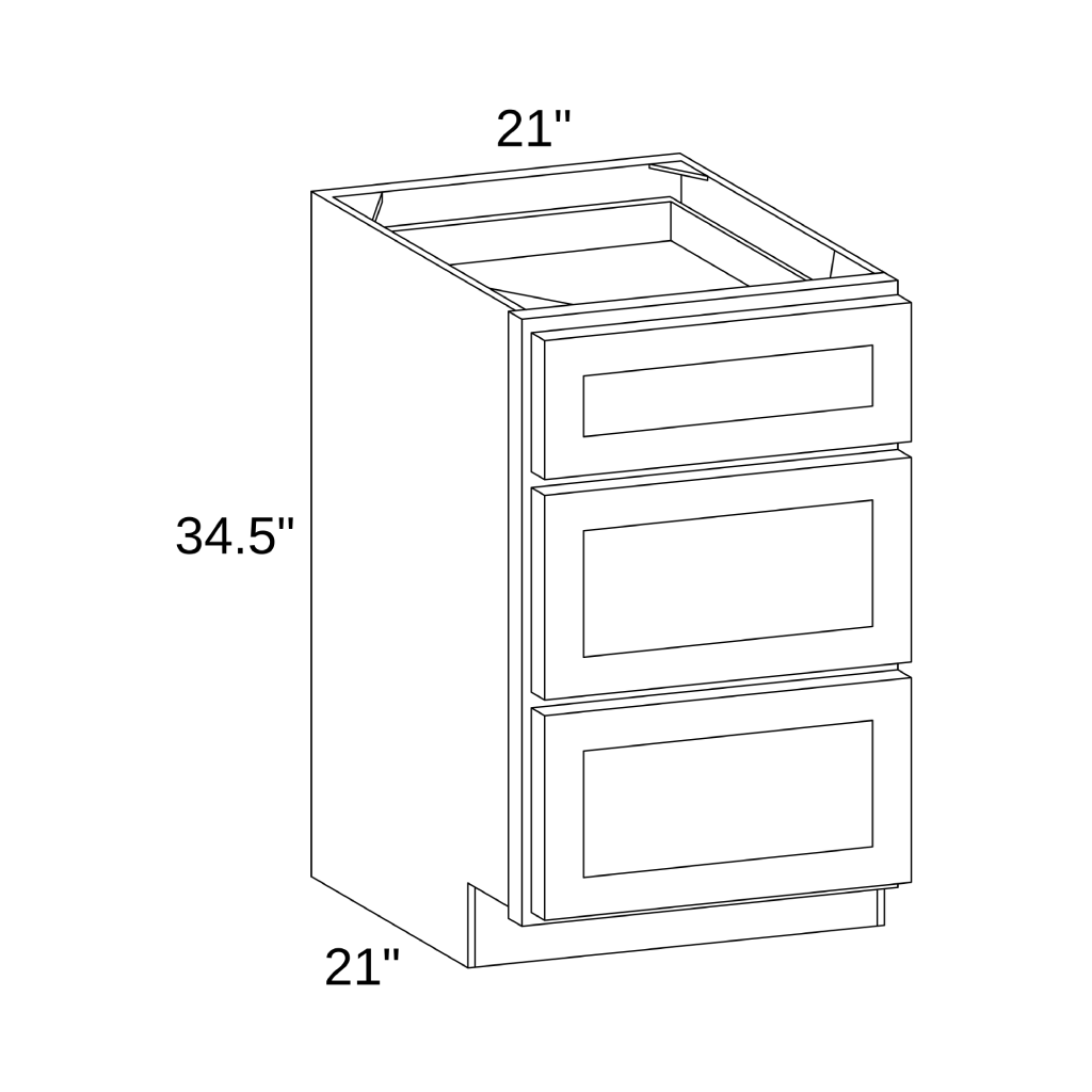 VDB2121 - VANITY CABINET