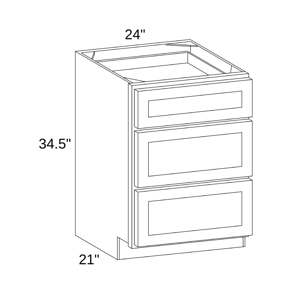 VDB2421 - VANITY CABINET