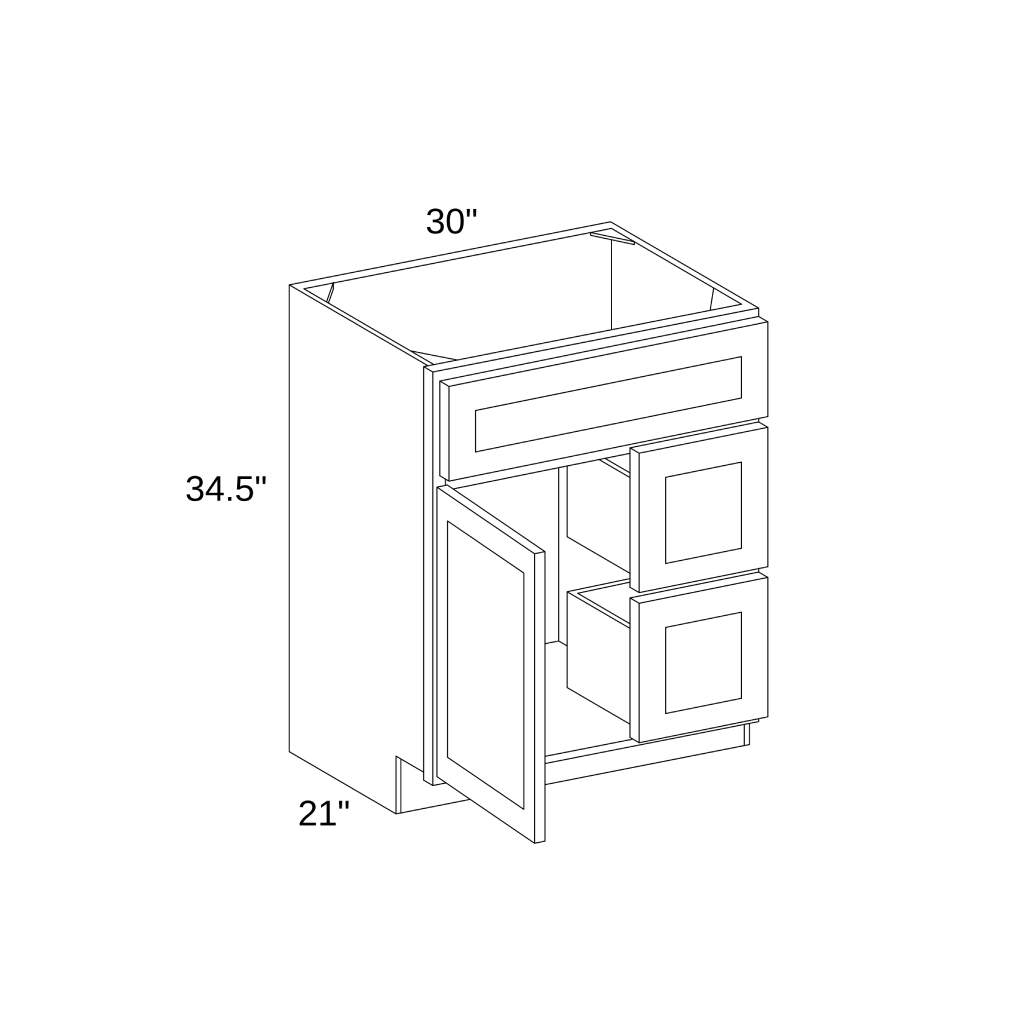 VSD3021R - VANITY CABINET