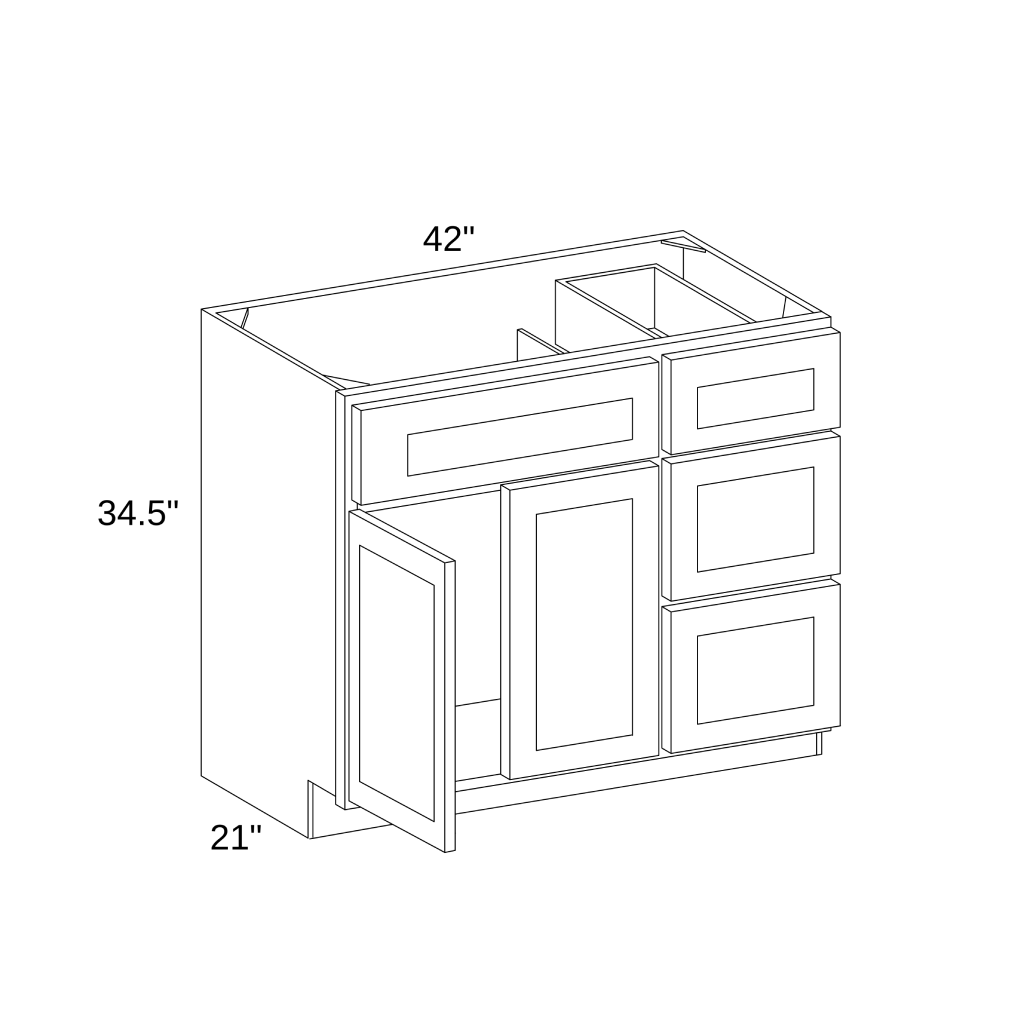 VSD4221R - VANITY CABINET
