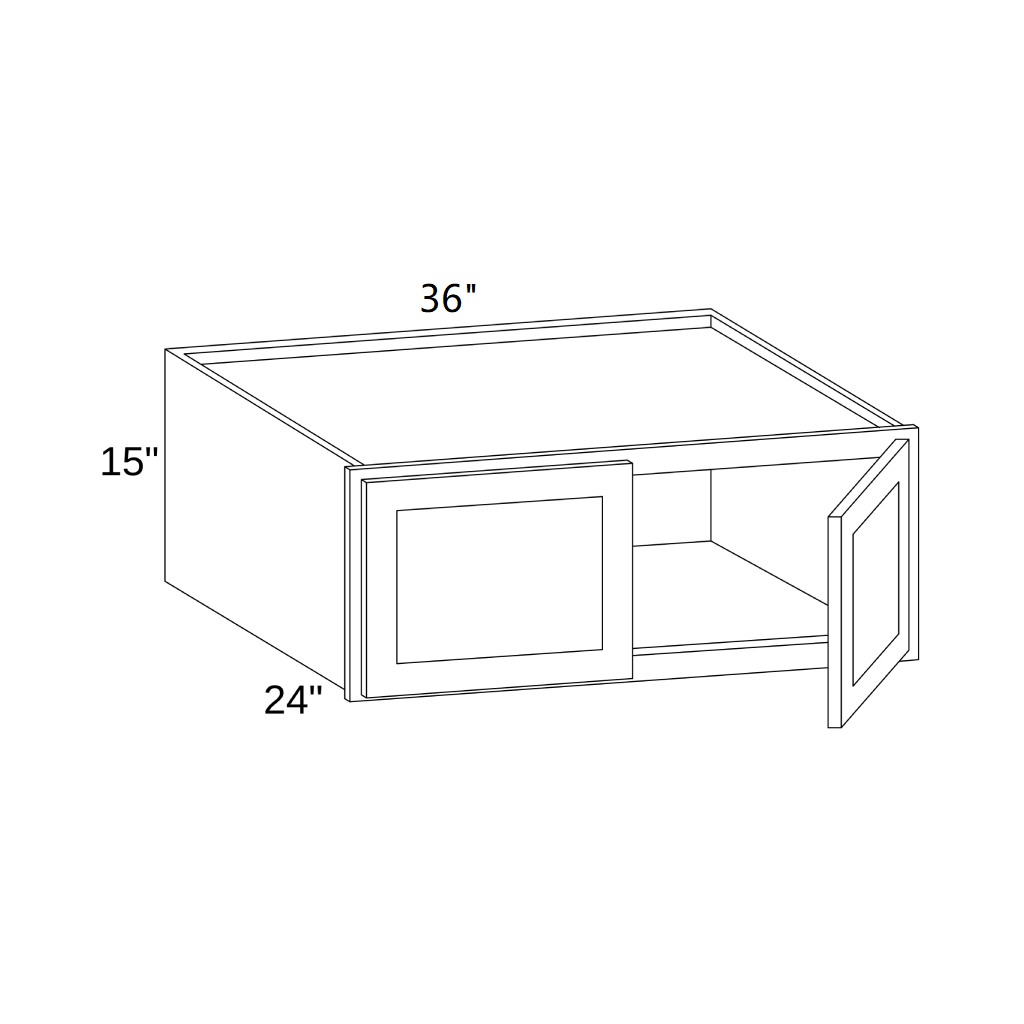 W361524 - WALL DOUBLE DOORS CABINET