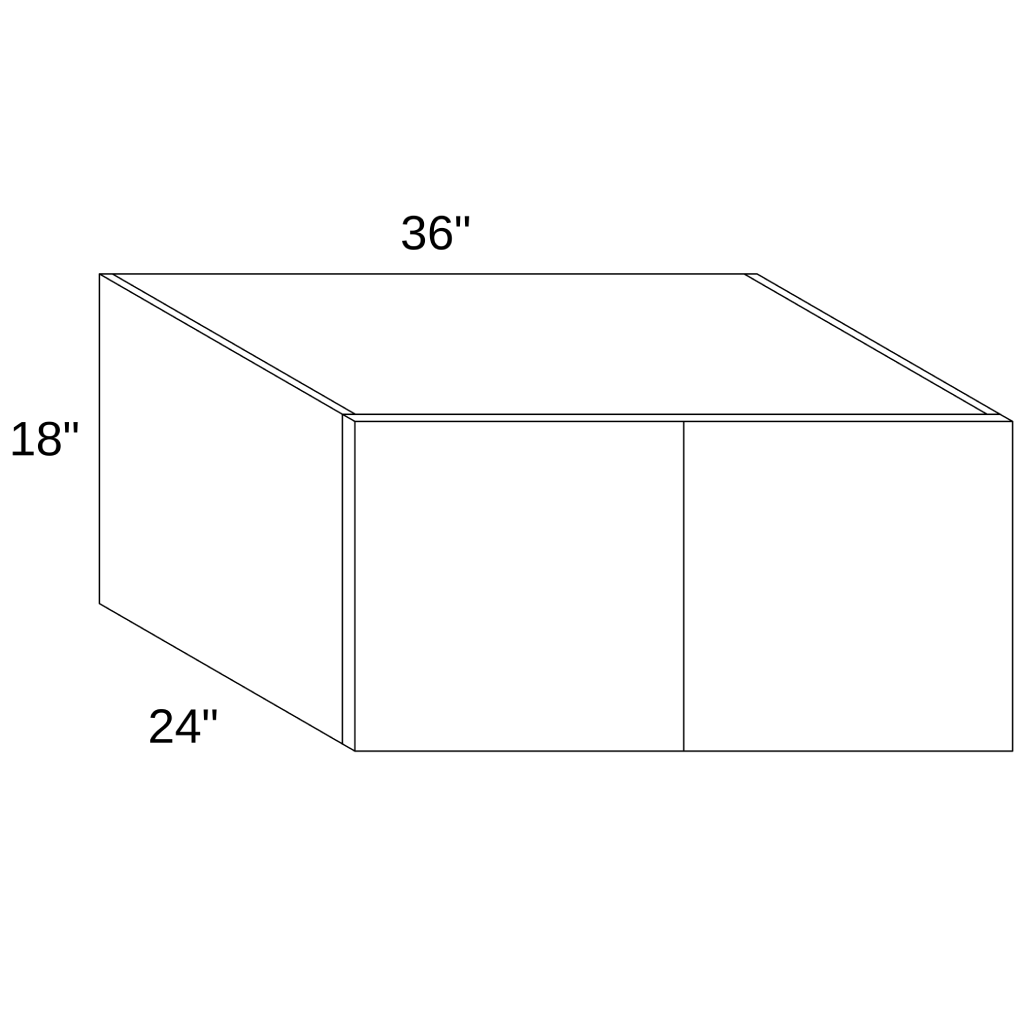 W361824 - WALL DOUBLE DOORS CABINET