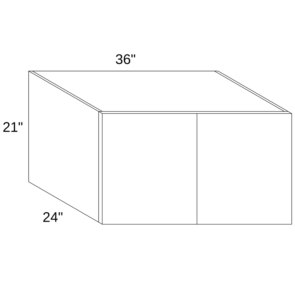 W362124 - WALL DOUBLE DOORS CABINET