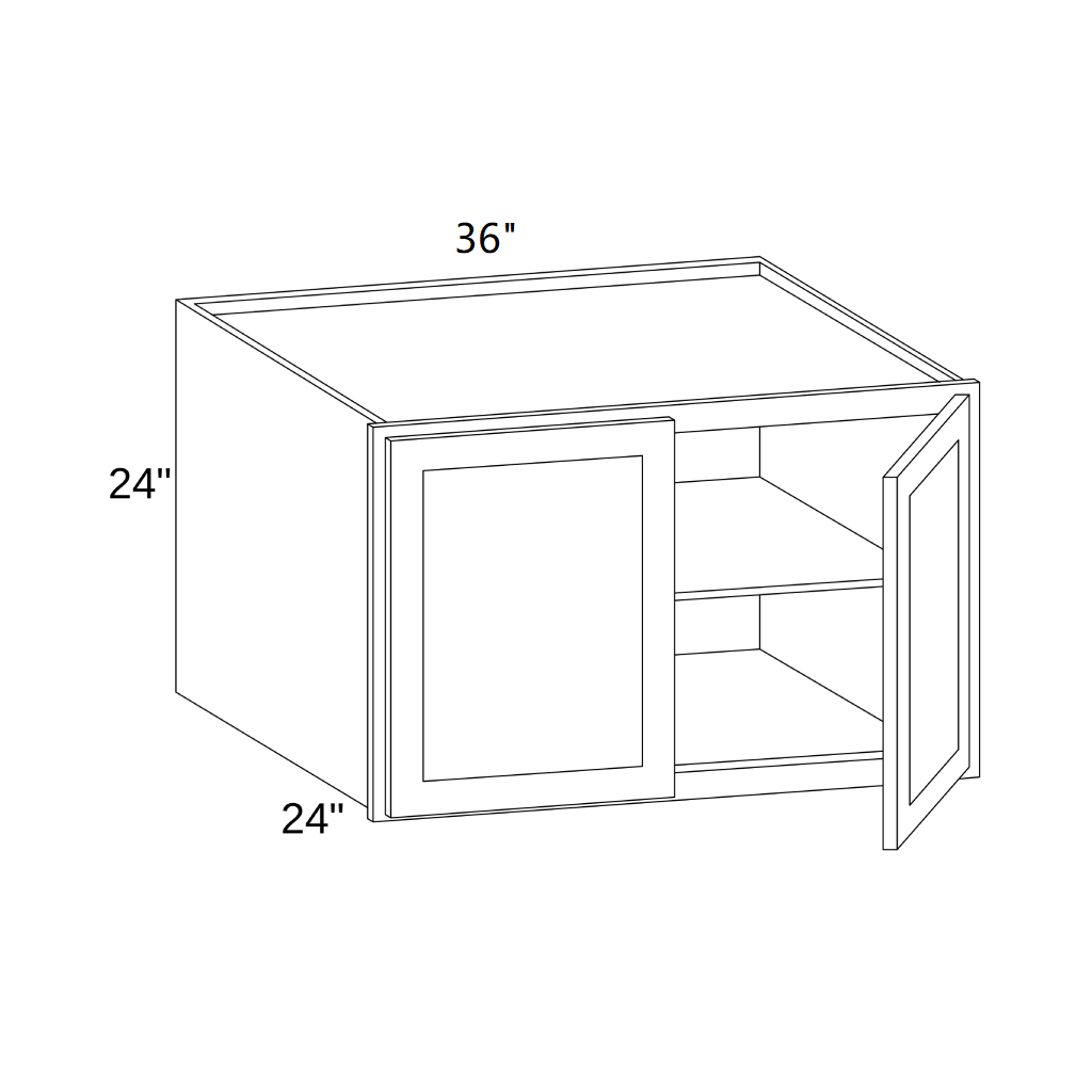 W362424 - WALL DOUBLE DOORS CABINET
