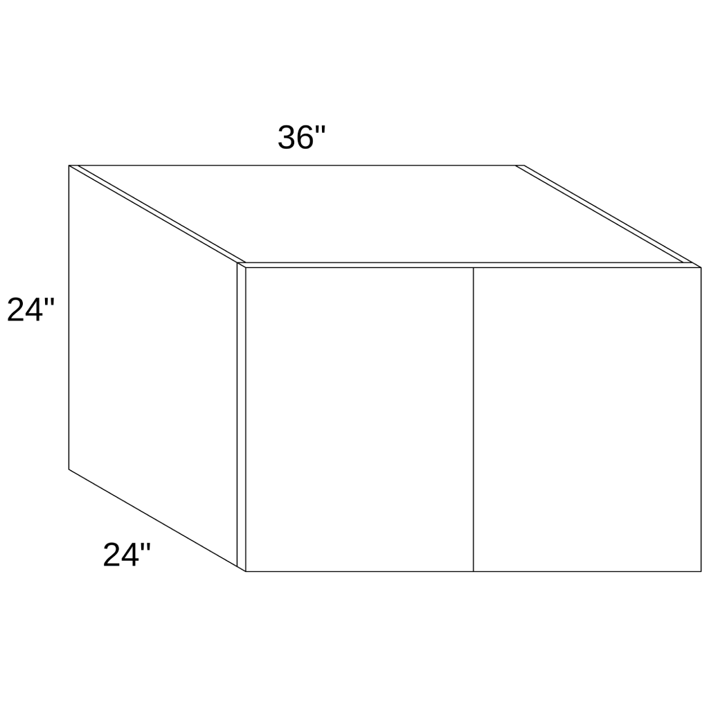 W362424 - WALL DOUBLE DOORS CABINET