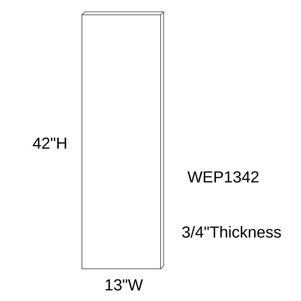 WEP1342- Panels, Fillers and Trim