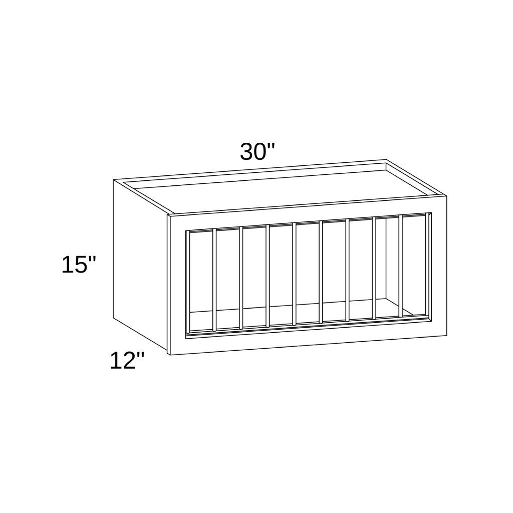 PR3015  Wall Plate Rack cabinet